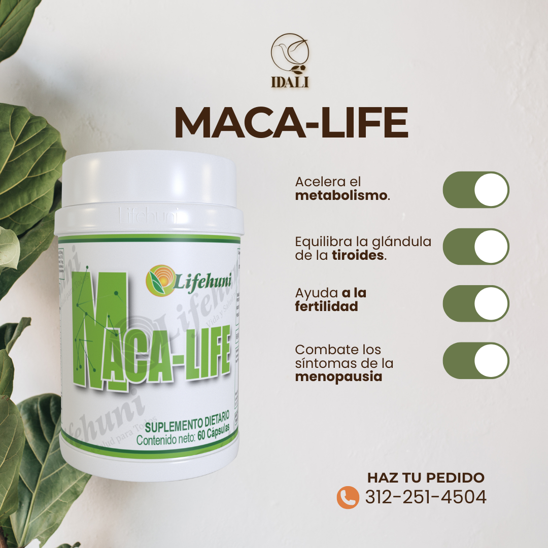 MACA-LIFE 60 CAPSULAS